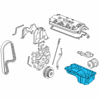 OEM 2001 Honda Accord Pan, Oil Diagram - 11200-PAA-A00