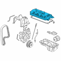 OEM 2001 Honda Accord Cover, Cylinder Head Diagram - 12310-PAA-L00