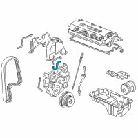 OEM Acura CL Rubber A, Engine Mounting Bracket Seal Diagram - 11925-PAA-A00