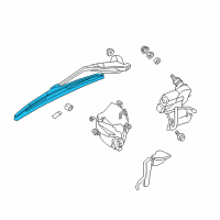 OEM 2002 Dodge Durango Blade-WIPER Diagram - 5003651AB