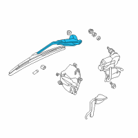 OEM Dodge Arm WIPER-WIPER Diagram - 5003652AC