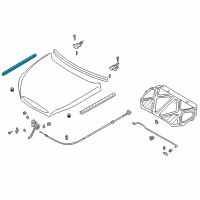 OEM 2003 Kia Rio WEATHERSTRIP Assembly-Fender, R Diagram - 0K31A5675X