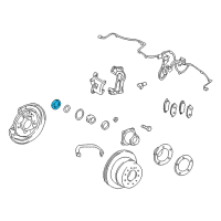 OEM 2017 Toyota Land Cruiser Axle Seal Diagram - 90310-63001