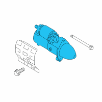 OEM 2014 Hyundai Genesis Starter Assembly Diagram - 36100-3F110