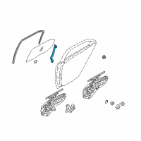 OEM 2011 Kia Forte Run&Channel Assembly-Rear Diagram - 835351M000