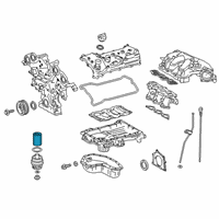 OEM Lexus NX200t Filter Element Diagram - 04152-YZZA1