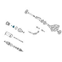 OEM 1998 GMC K2500 Suburban Tripot Housing Diagram - 84814583