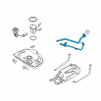 OEM 2009 Mercury Milan Pipe Assembly Diagram - 8E5Z-9034-A