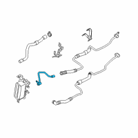 OEM BMW 550i GT xDrive Oil Cooling Pipe Inlet Diagram - 17-22-7-592-400