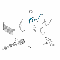 OEM Kia Amanti Liquid Tube Diagram - 977683F500