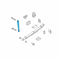 OEM 2001 Nissan Xterra ABSORBER Kit-Shock, Rear Diagram - 56200-7Z225