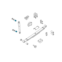 OEM 2000 Nissan Xterra Bush-Shock Absorber Diagram - 56119-0B000