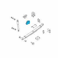 OEM 2002 Nissan Xterra Dynamic Damper Assy-Rear Suspension Diagram - 55490-4S100