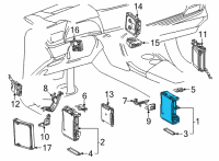 OEM Toyota Mirai Junction Block Diagram - 82730-5A591
