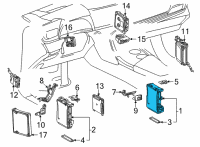 OEM 2020 Lexus LS500h BLOCK ASSY, PASSENGE Diagram - 82730-5A591