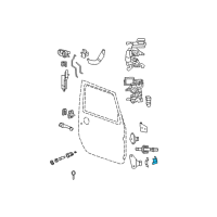 OEM 2008 Jeep Wrangler Wiring-Front Door Diagram - 56051707AF