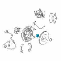 OEM 2006 Chrysler PT Cruiser Nut-Rear Spindle Diagram - 6502432