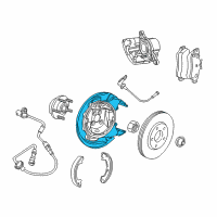 OEM Chrysler Cirrus Shield-Brake Diagram - 4423663