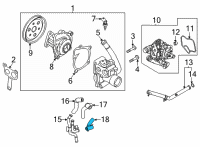 OEM Hyundai Santa Fe Hose Assembly-Oil Cooling Diagram - 25477-2S000