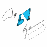 OEM 2016 BMW M6 Gran Coupe Front Right Window Regulator Diagram - 51-33-7-268-798