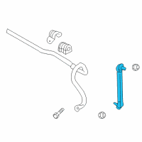 OEM 2017 Buick Envision Stabilizer Link Diagram - 23359386