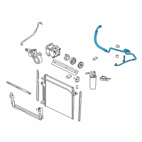 OEM 2002 Ford Ranger Hose & Tube Assembly Diagram - 6L5Z-19D850-BA