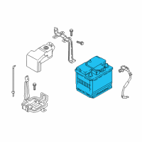 OEM Hyundai Ioniq Battery Assembly Diagram - 37110-G2410