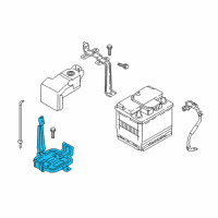 OEM 2019 Hyundai Ioniq Tray Assembly-Battery Diagram - 37150-G2000