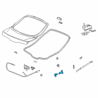 OEM Acura Cylinder, Trunk Diagram - 74861-ST7-A11