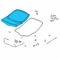 OEM 1995 Acura Integra Tailgate (Dot) Diagram - 68100-ST7-A81ZZ