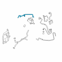 OEM Lincoln Continental Cooler Pipe Diagram - HD9Z-7C410-A