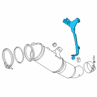 OEM Toyota Mount Bracket Diagram - 17118-WAA03