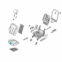 OEM Hyundai Pad Assembly-Rear Seat Cushion, RH Diagram - 89250-S8300