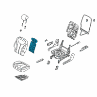 OEM Hyundai Palisade Heater-Rear Seat Back, LH Diagram - 89370-S8010