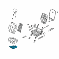 OEM 2022 Hyundai Palisade Heater-Rear Seat CUSH, LH Diagram - 89170-S8000