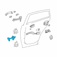 OEM 2020 Toyota RAV4 Door Check Diagram - 68630-0R050