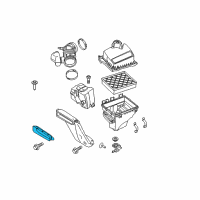OEM Ford Edge Inlet Duct Diagram - F2GZ-9C675-B