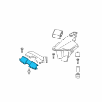 OEM 2006 BMW 325xi Suction Hood, Front Diagram - 13-71-7-541-738