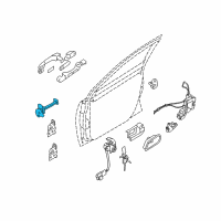 OEM 2010 Kia Rio Checker Assembly-Front Door Diagram - 793801G000