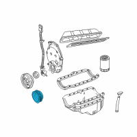 OEM GMC Sonoma Pulley Diagram - 10085754