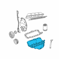 OEM 1996 Chevrolet Blazer Pan Asm-Oil Diagram - 12559517