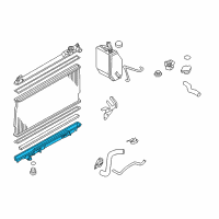 OEM 2005 Infiniti G35 Coolant Reservoir Diagram - 21413AM900