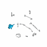 OEM 1990 Chevrolet Astro Gear Asm, Steering (Remanufacture) Diagram - 88991280