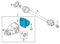 OEM 2021 BMW 330i xDrive TRANSMISSION COVER Diagram - 33-11-7-953-408