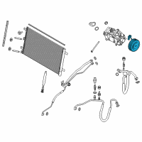 OEM 2017 Ford F-150 Clutch & Pulley Diagram - HL3Z-19D786-VA