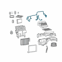 OEM Chrysler Wiring-A/C And Heater Diagram - 68308964AA