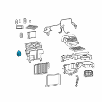 OEM Chrysler Voyager Air Conditioner And Heater Actuator Diagram - 68309067AA
