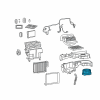 OEM Chrysler Voyager Motor-Blower With Wheel Diagram - 68308952AD