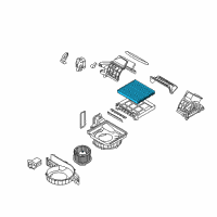 OEM 2008 Hyundai Veracruz Air Filter Diagram - 08790-3J000-A