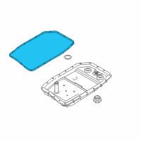 OEM BMW 760i Gasket, Oil Pan Diagram - 24-11-7-571-204